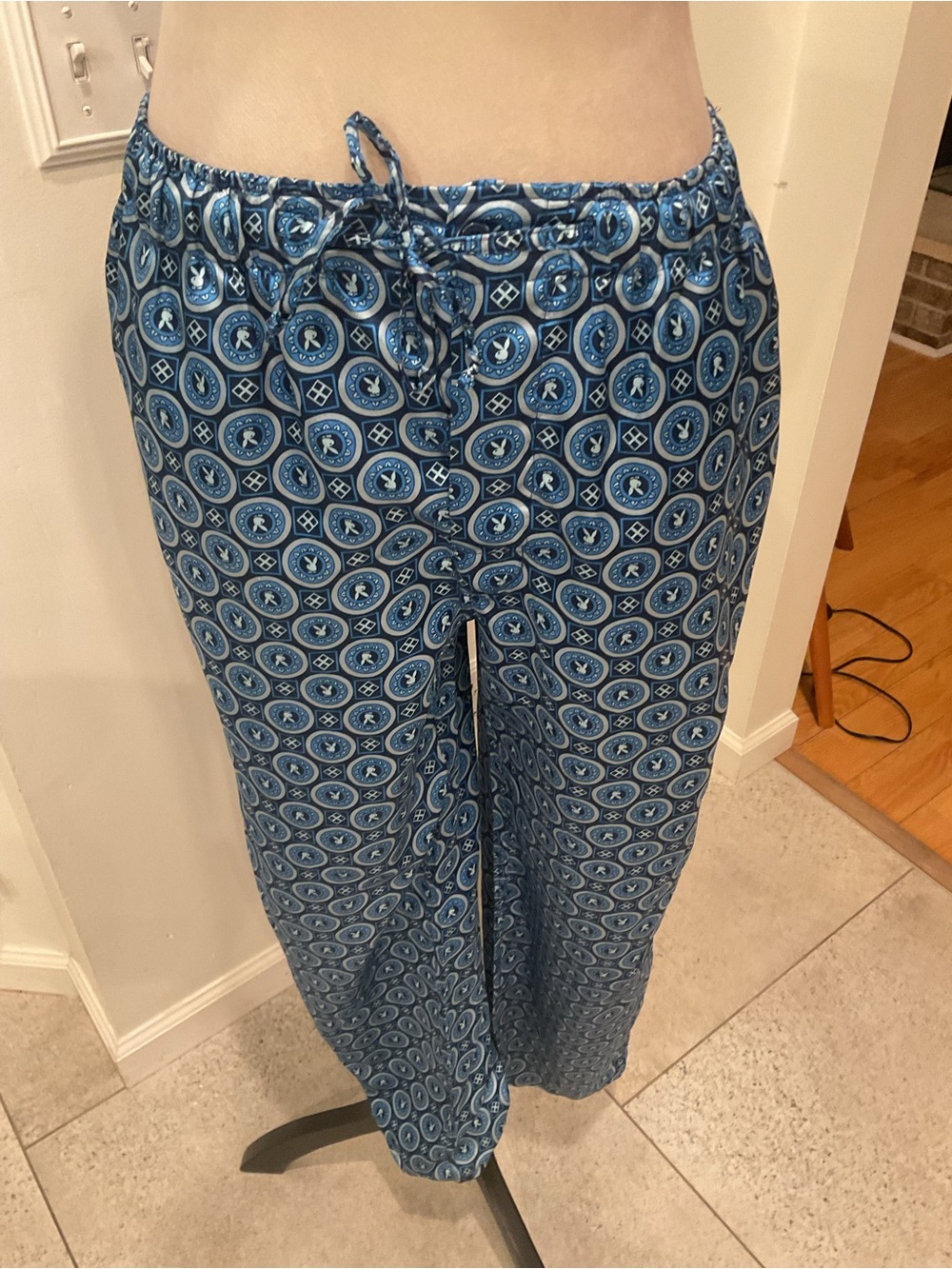 PLAYBOY Blue Bunny Printed Pajama Pants
